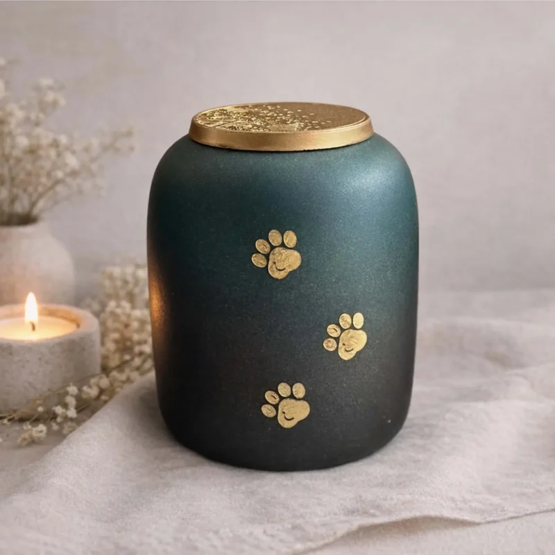 Urna Mascotas Huella (cuadrada)